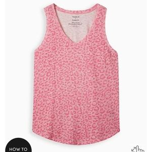 Pink leopard tank Torrid 3